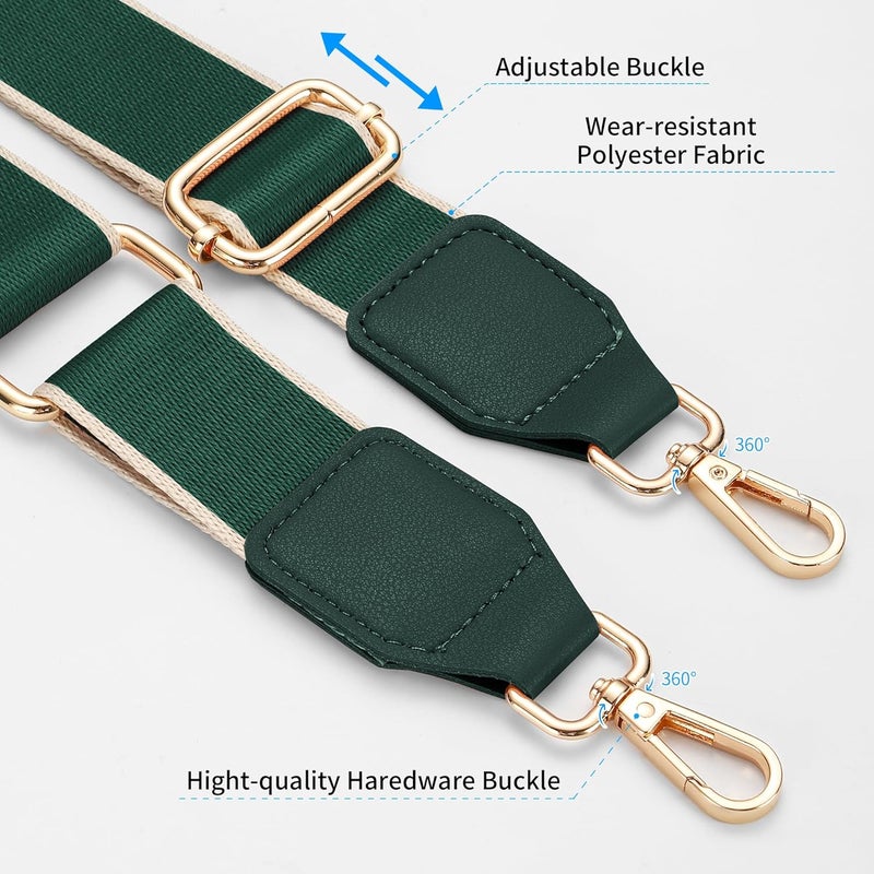 Hamdecro Store Purse Straps Replacement Crossbody, Universal Wide Shoulder Strap for Bags Adjustable Straps for Handbags - Image 4